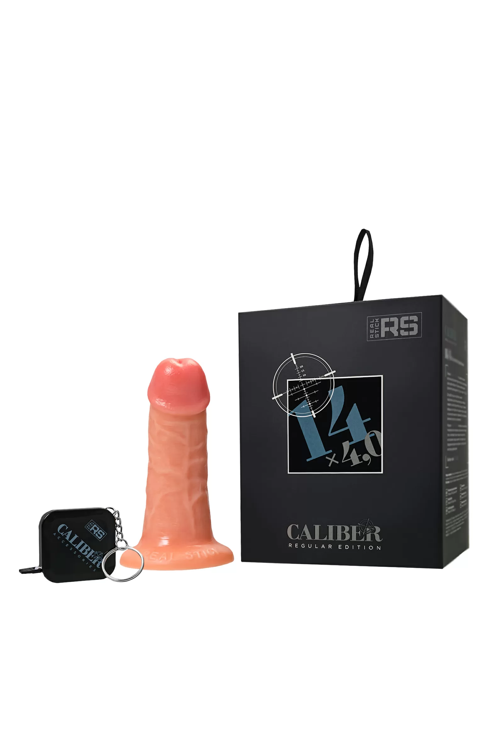 RealStick CALIBER Gerçekçi Dildo, 14 cm, Ø4 cm