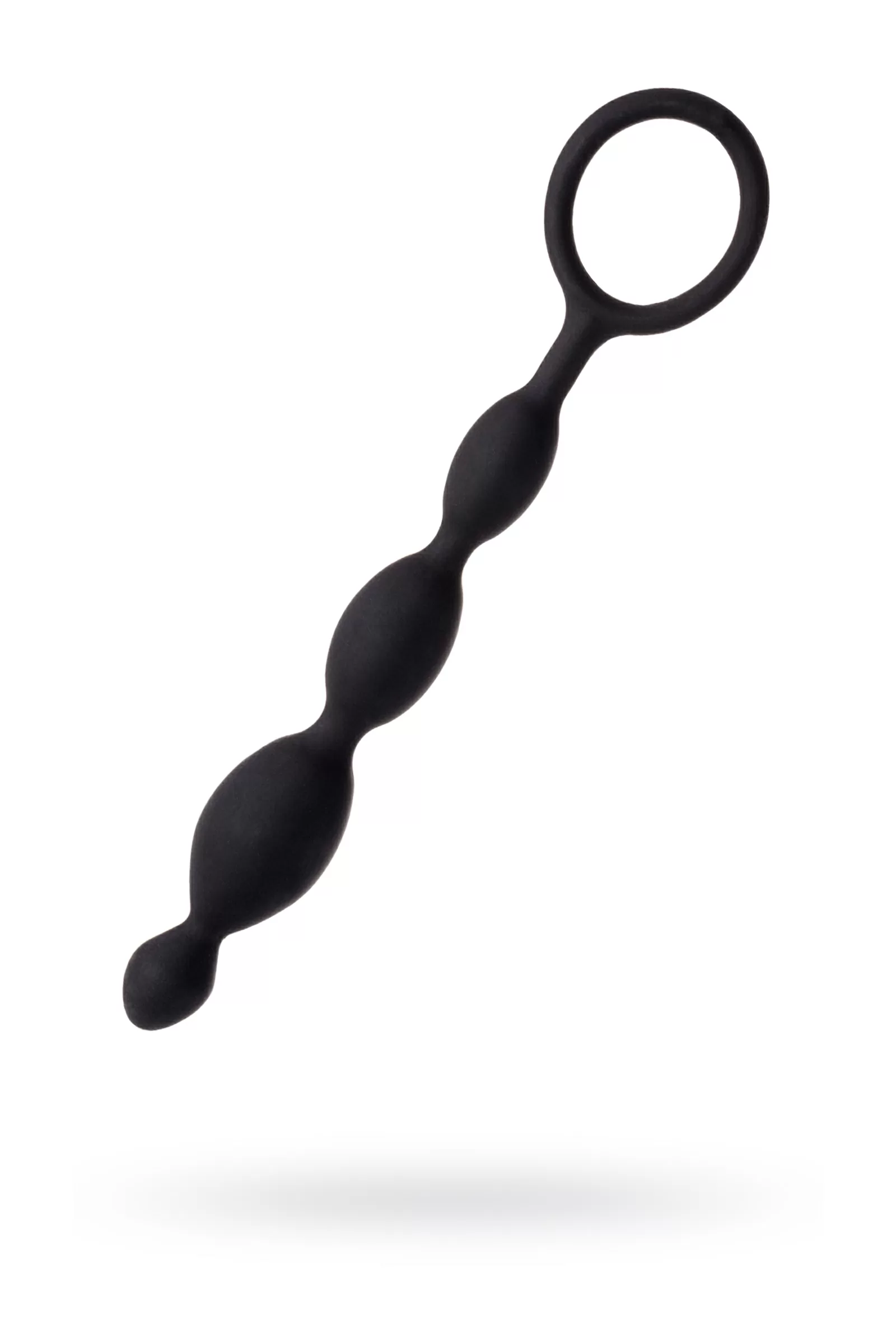 A-Toys by Anal Boncuk S, silikon, siyah, 19,5cm