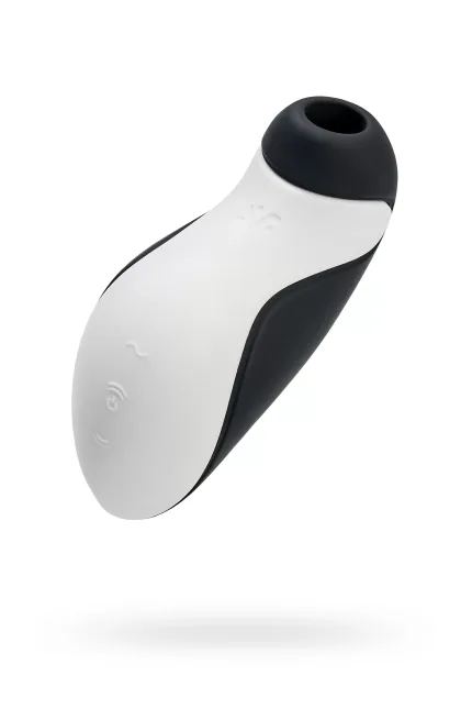 Satisfyer Orca Vakum dalgası temassız klitoral uyarıcı, silikon, siyah, 11,5 cm