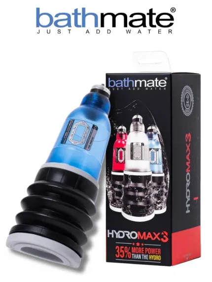 Bathmate HYDROMAX3 hidrolik pompa, ABS plastik, Mavi, 22 cm