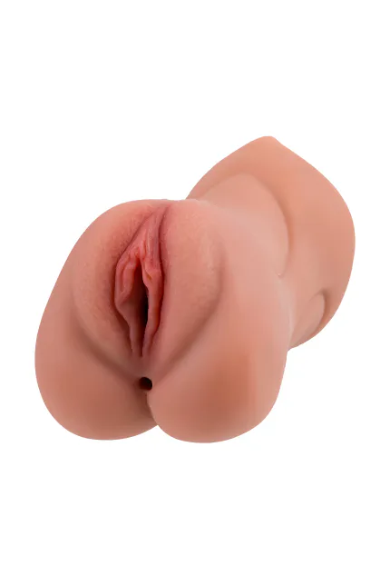 XOXO Gerçekçi Mastürbatör, 3 Girişli, TPE Malzeme, Koyu Ten Rengi 550 gr