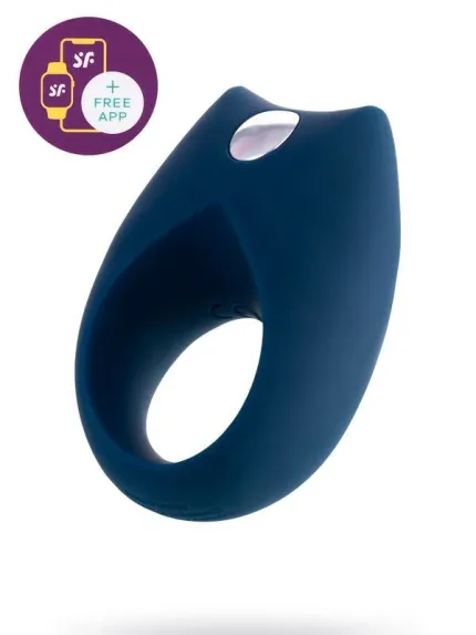 Satisfyer Curvy 1 Connect App Vakum Dalgası Klitoris Vibratörü, silikon, kırmızı, 14,3 cm