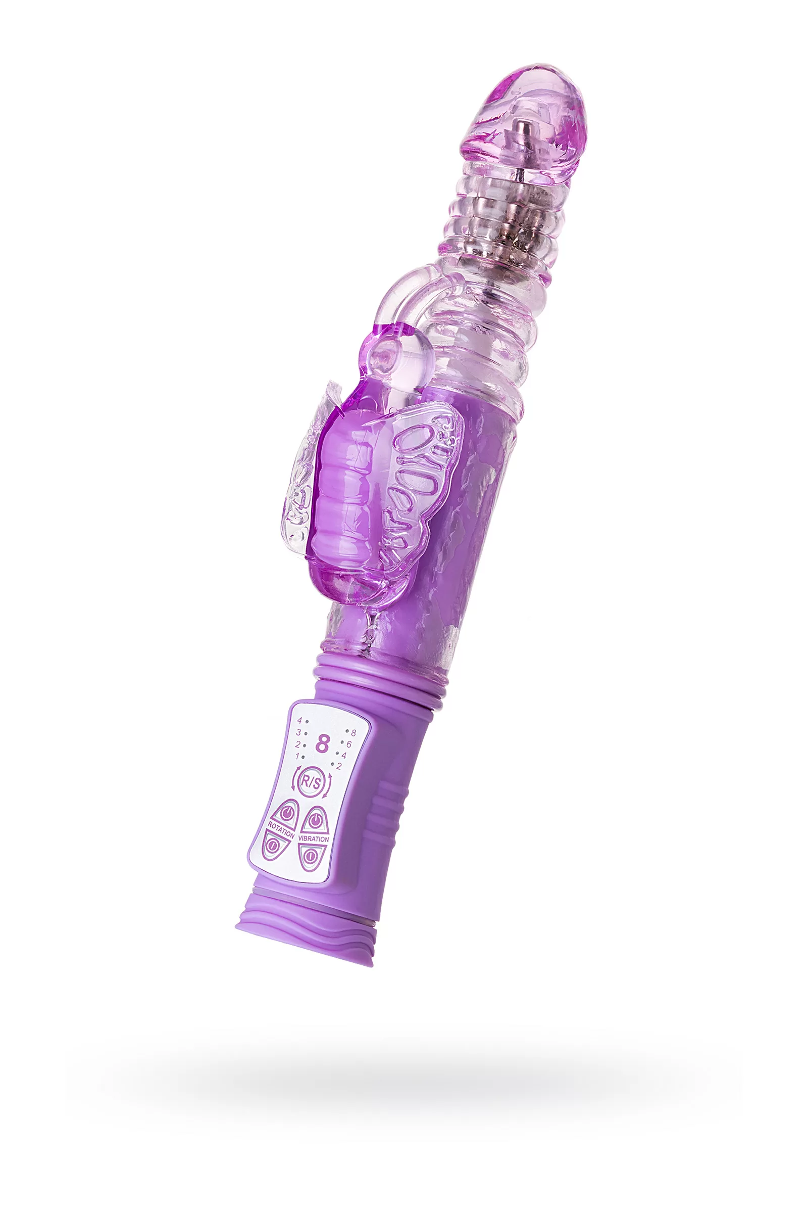 A-Toys by Serk High-Tech Klitoral Uyarıcı Vibratör, TPE, mor, 24,5 cm