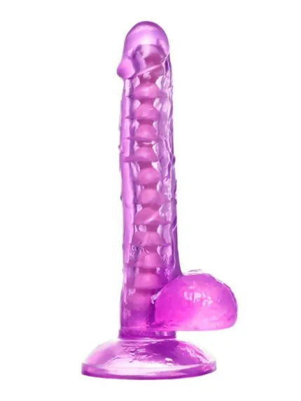 A-Toys by TOYFA Jel Dildo Celiam, TPE, mor, 20,5 cm