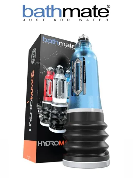 Bathmate HYDROMAX5 penis pompası, ABS plastik, Mavi, 26 cm (Hydromax X20 analog)