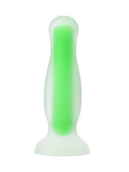 Beyond by Toyfa Steve Glow Gece Parlayan Dildo, Silikon, Şeffaf, 20 cm