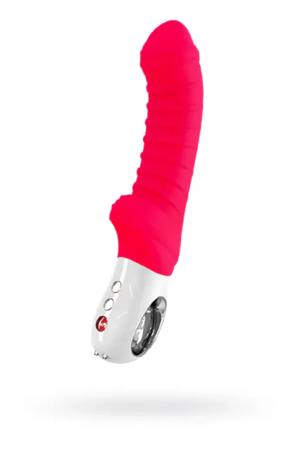 Fun Factory Tiger Vibratör, silikon, kırmızı, 23 cm