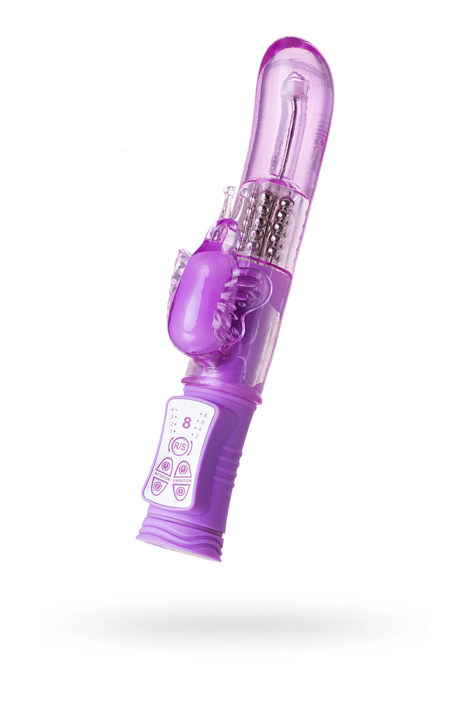 A-Toys by High-Tech Vibratör, TPE, mor, 22,4 cm