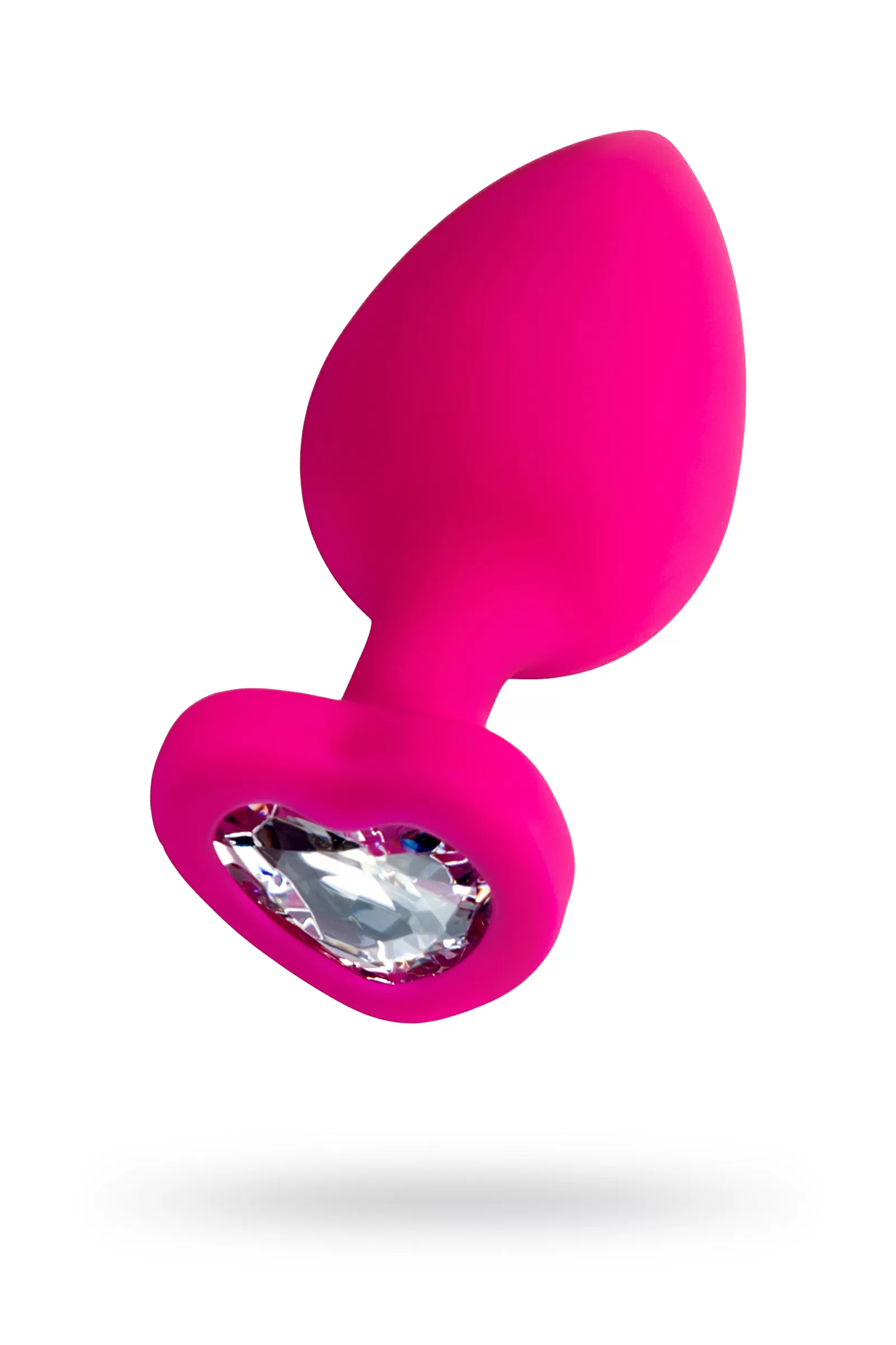 ToDo by Diamond Heart anal tıkaç, silikon, pembe, 9,5 cm, Ø 4 cm