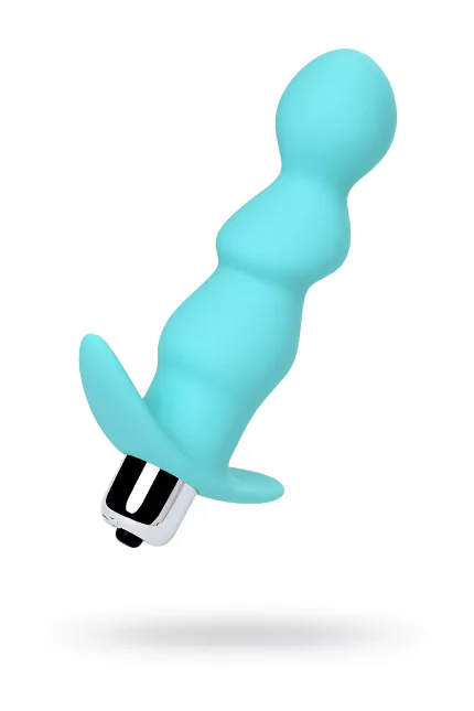 ToDo by Bland anal vibratör, silikon, mavi, 12 cm, Ø 2,8 cm