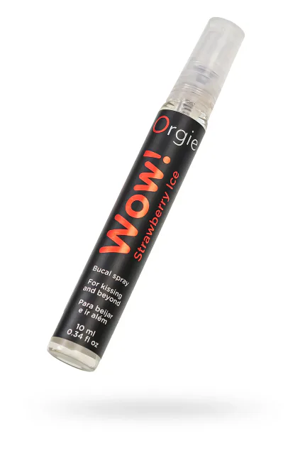 Orgie WOW Strawberry Ice – Çilek & Buz Aromalı Oral Seks Spreyi 10 ml