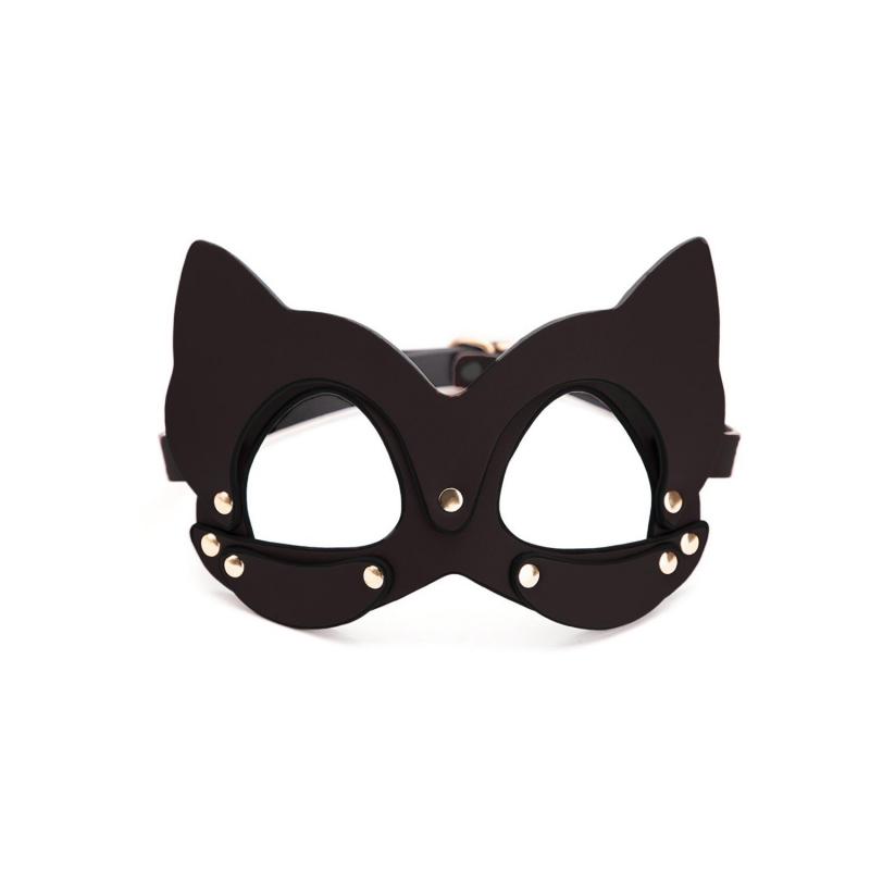 Deri Fantezi Maske – Siyah 