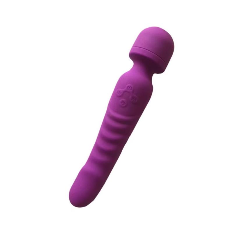 Çift Başlıklı Isıtmalı Vibratör – 39.5°C Isı ve 7 Titreşim Modu ile Üstün Keyif