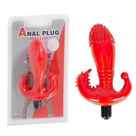 Anal plug vibratör red