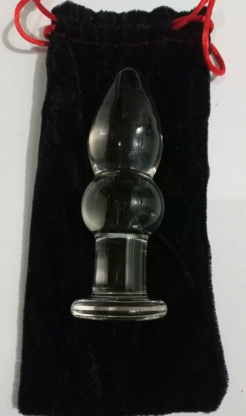 Glass clear plug 3