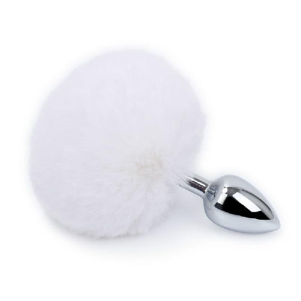 Anal tavÅŸan kuyruk plug beyaz