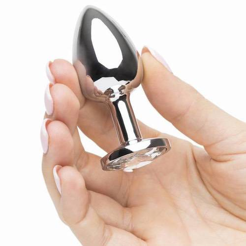 Anal metal plug 3.5 cm x 8.5 cm