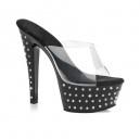 TAŞLI SİYAH AYAKKABI