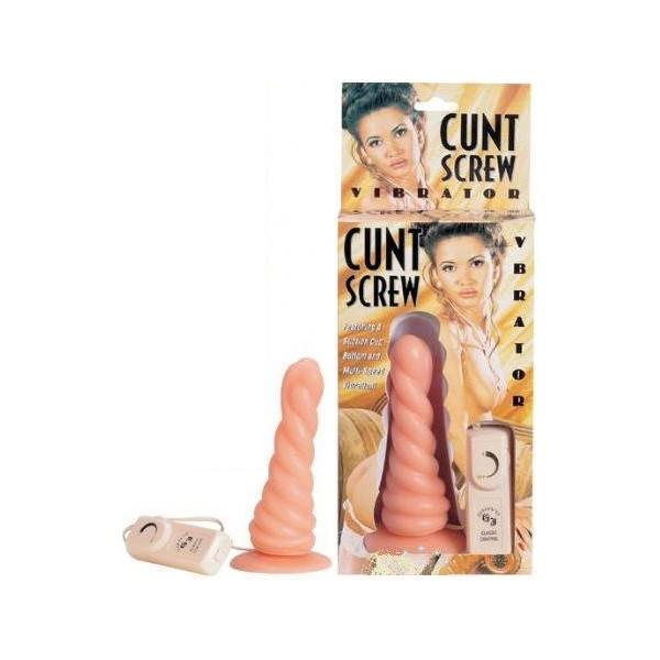 CUNT SCREW VİBRATOR ANAL PLUG