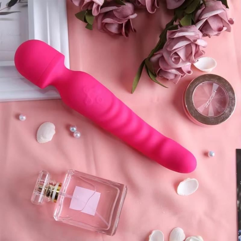 Çift Taraflı Wand Vibratör Kırmızı