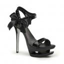 SİYAH KURDELELİ AYAKKABI