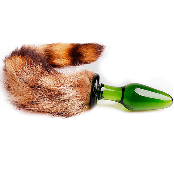 Tail anal plug green