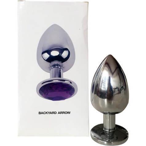 BACKYARD ARROW METAL ANAL PLUG