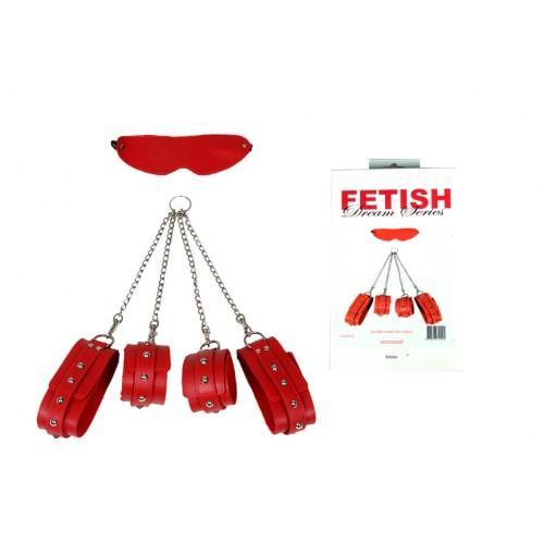 KIRMIZI DÖRTLÜ KELEPÇE GÖZ BANDI