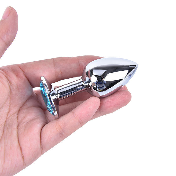 Anal metal plug 2.5 cm x 7 cm