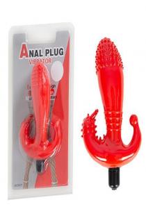 Anal plug vibratör red