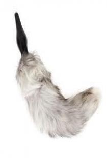 TÜYLÜ ANAL PLUG SİYAH