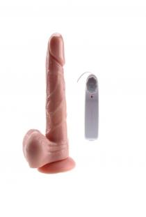14 cm Kumandalı Gerçekçi Titreşimli Dildo Vibratör Penis