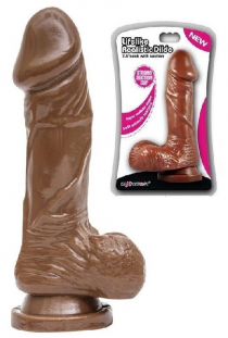 Realistik dildo penis 7'' kahve