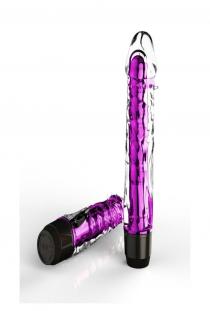 Modern Şeffaf Vibratör – Mor | G Noktası Uyarımı İçin Şık ve Etkili Seçim