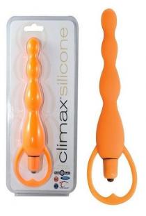 Climax silicone vibrating orange