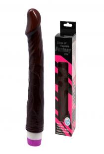 23 cm Titreşimli Realistik Vibratör Zenci Penis Dildo