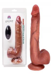 ADRIAN – ÇİFT KATMANLI TİTREŞİMLİ PENİS (UZAKTAN KUMANDALI & USB ŞARJLI)