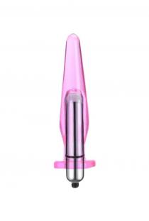 Şeffaf Silikon Anal Vibratör Rose