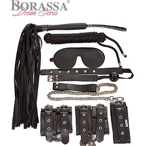 Bursa Erotik Shop Fetişh 7li Set Siyah