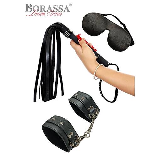 Bursa Sex Shop Siyah Fetişh 3 lü Set