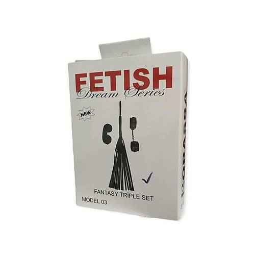 Bursa Sex Shop Siyah Fetişh 3 lü Set