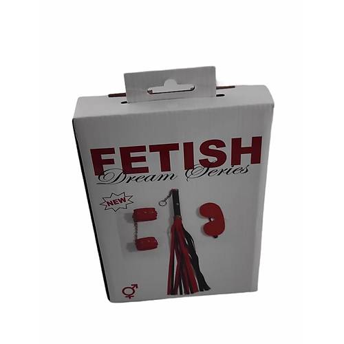 Bursa Sex Shop Kırmızı Fetiş 3 lü Set