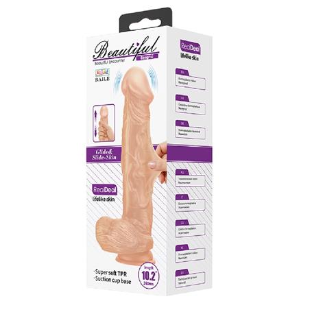 26 Cm Titreşimli Gerçekçi Kalın Dildo Penis - Bergrisi