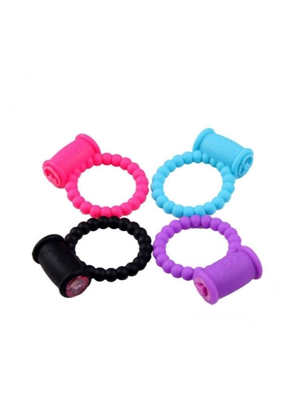 Boğumu Titreşimli Penis Halkası Mavi̇