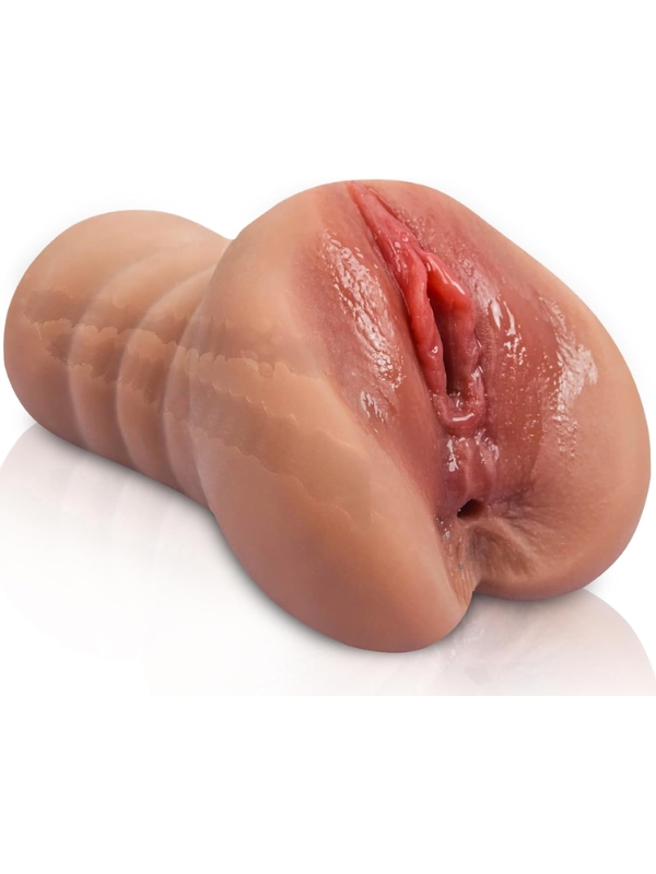 600Gr Realistik Çift Girişli Melez Mastürbatör