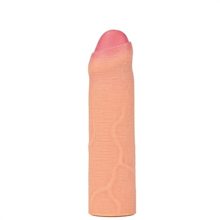 Nature Extender 4.5 Cm Dolgulu Premium Ten Rengi Silikon Sünnetsiz Penis Kılıfı