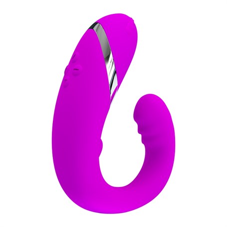 Usb Şarjlı 12 Fonksiyonlu Klitoris Uyarıcılı Teknolojik Vibratör - Amour