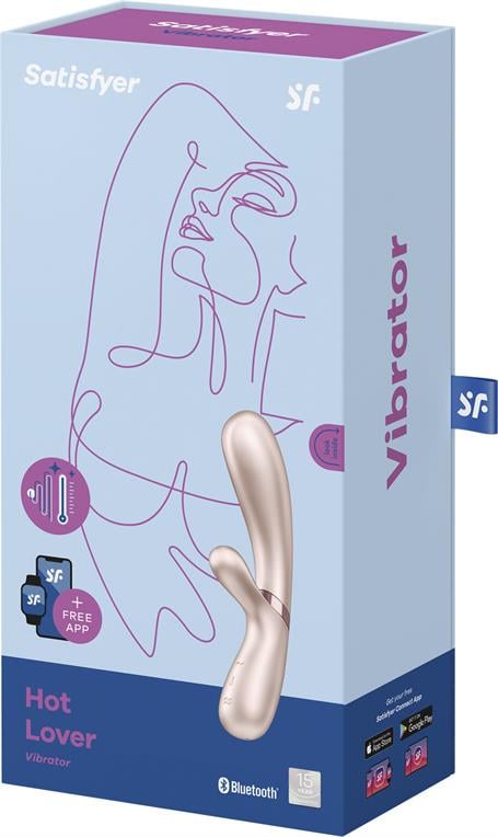 Satisfyer Hot Lover Usb Şarjlı Telefondan Kumandalı Isıtmalı Klitoris Uyarıcılı Teknolojik Vibratör