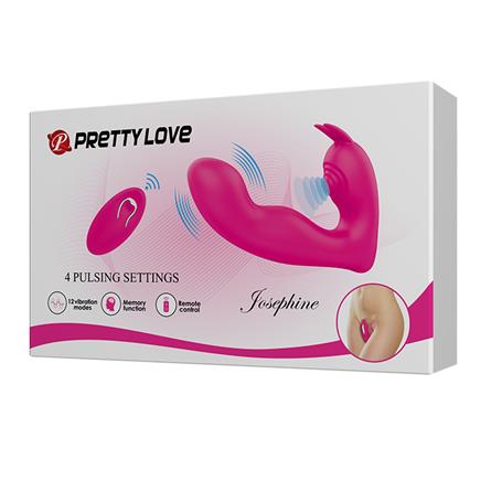 Usb Şarjlı Uzaktan Kumandalı 12 Titreşim 4 Darbe Fonksiyonlu Teknolojik G-Spot Vajinal Eflatun Vibratör