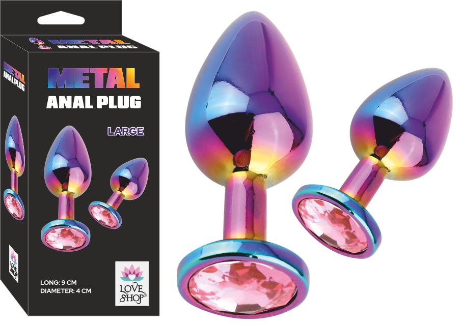 Metal Anal Plug-Large